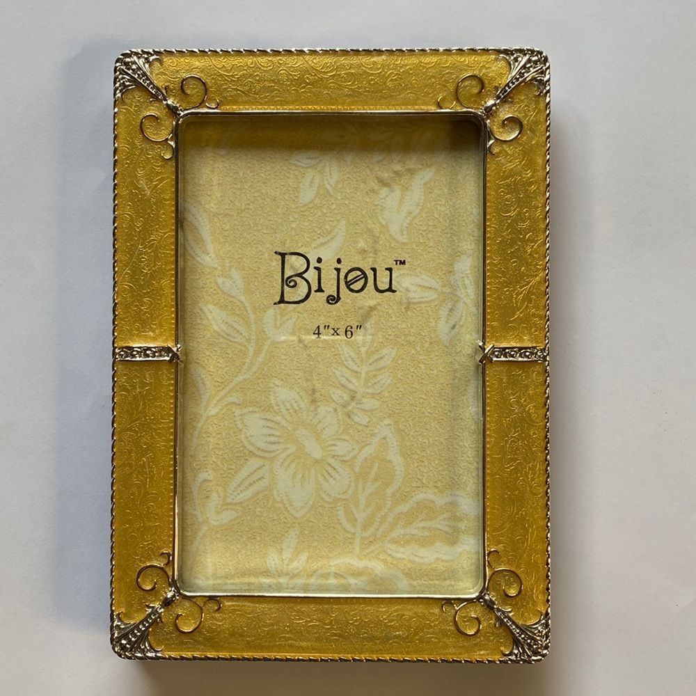 BIJOU gold and silver frame